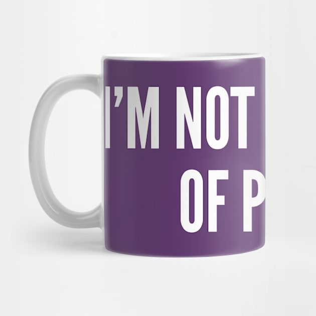 I'm Not A Big Fan Of People - Funny Statement Introvert Humor Slogan Logo by sillyslogans